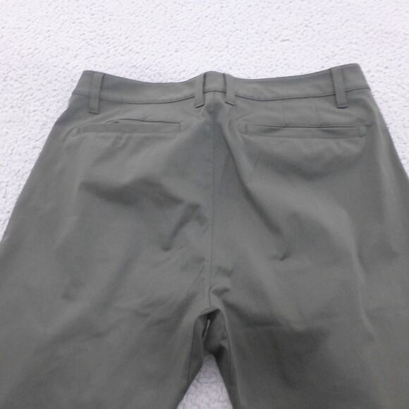Rhone Pants Mens 32 Commuter Chino Dark Green Golf Stretch Performance 5 Pocket - Picture 3 of 13